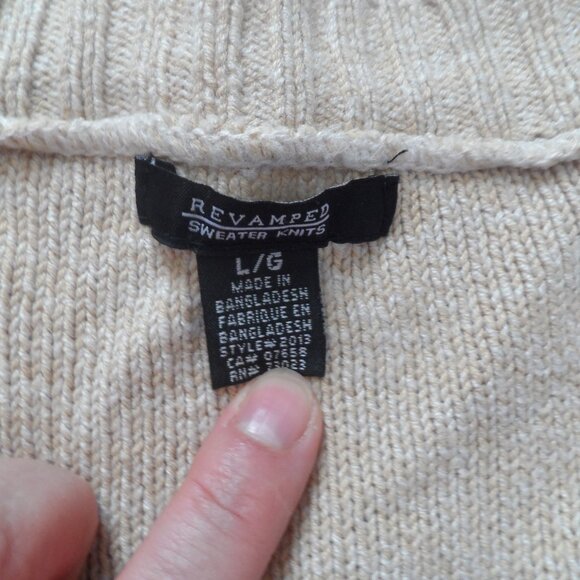 Sweater Knit Cardigan Pockets Cozy Soft - Picture 6 of 9